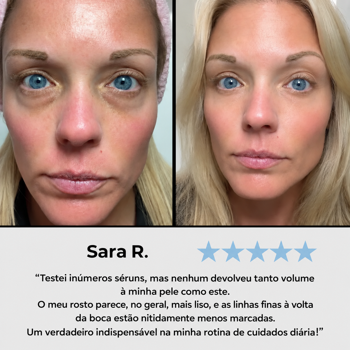 Avaliação de cliente – Sara R.