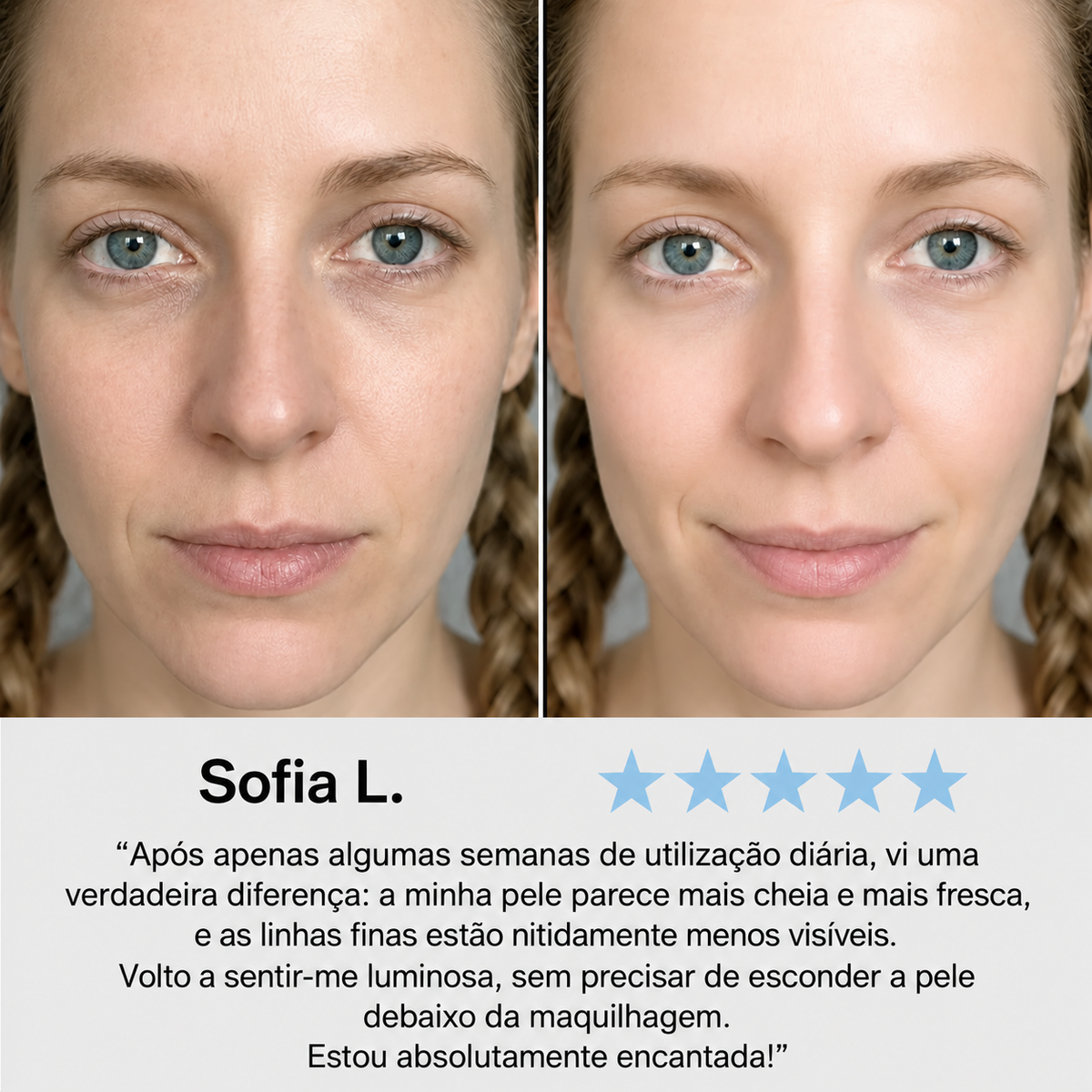 Avaliação de cliente – Sofia L.