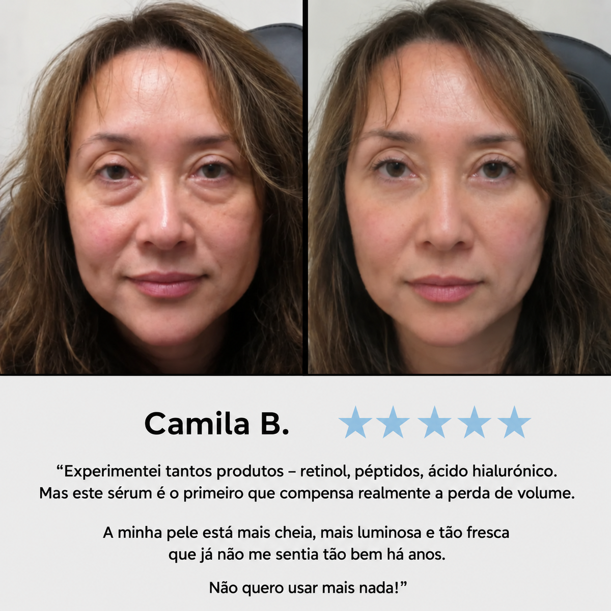 Avaliação de cliente – Camila B.