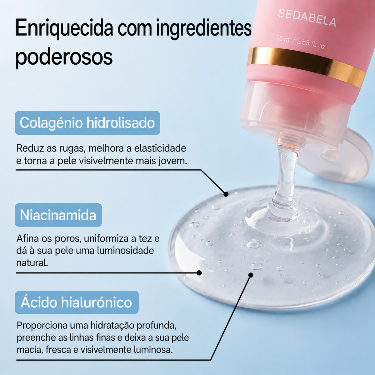 Enriquecida com ingredientes poderosos