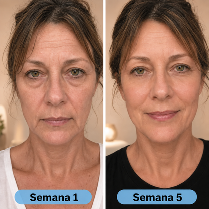 Antes e depois: semana 1 e semana 5